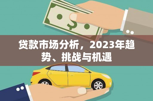 沈河贷款市场分析，2023年趋势、挑战与机遇