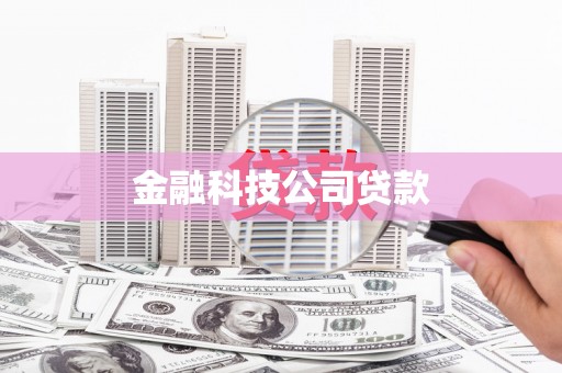沈河金融科技公司贷款