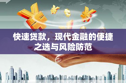 沈河快速贷款，现代金融的便捷之选与风险防范