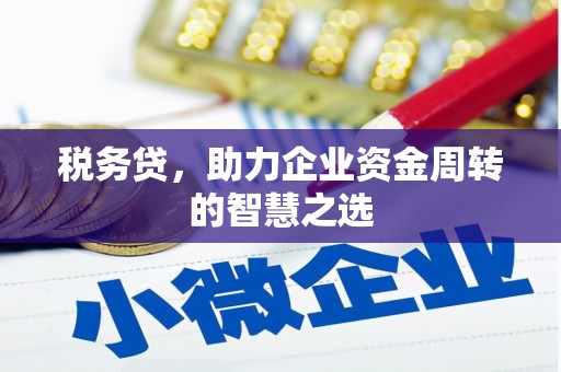 沈河税务贷，助力企业资金周转的智慧之选