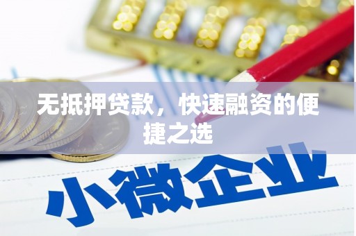 沈河无抵押贷款，快速融资的便捷之选