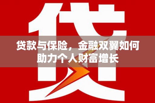 沈河贷款与保险，金融双翼如何助力个人财富增长
