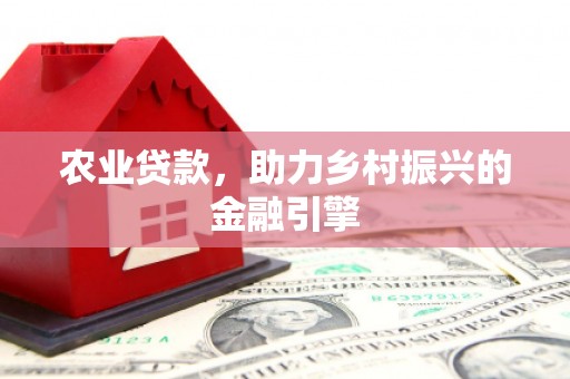 沈河农业贷款，助力乡村振兴的金融引擎