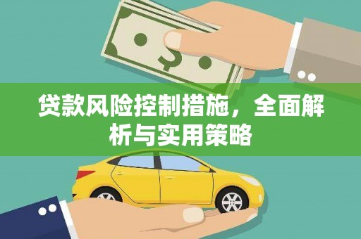 沈河贷款风险控制措施，全面解析与实用策略