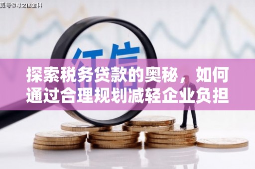 沈河探索税务贷款的奥秘，如何通过合理规划减轻企业负担