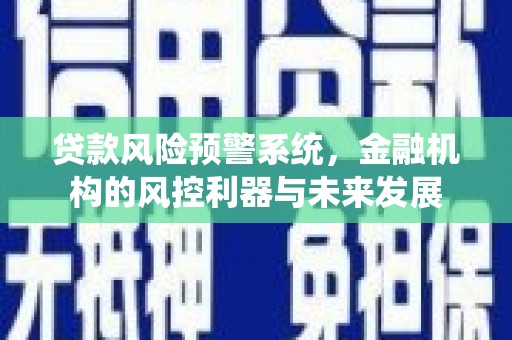 沈河贷款风险预警系统，金融机构的风控利器与未来发展