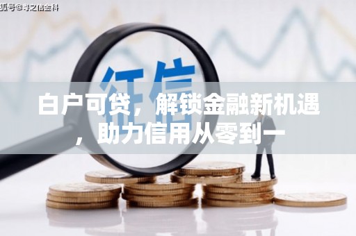 沈河白户可贷，解锁金融新机遇，助力信用从零到一