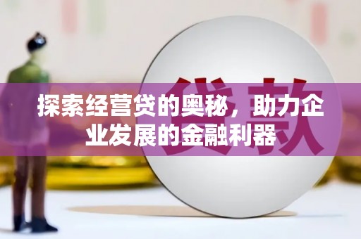 沈河探索经营贷的奥秘，助力企业发展的金融利器