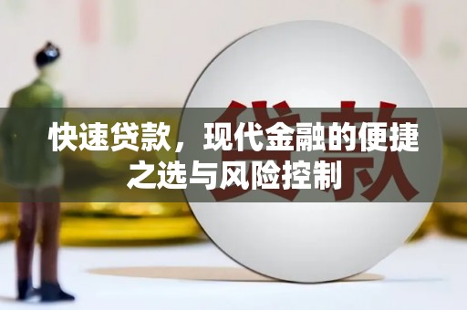 沈河快速贷款，现代金融的便捷之选与风险控制