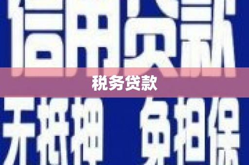沈河税务贷款