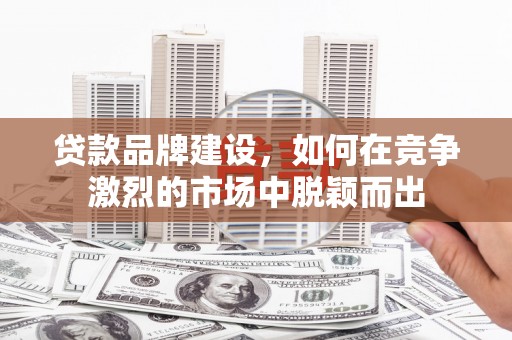 沈河贷款品牌建设，如何在竞争激烈的市场中脱颖而出