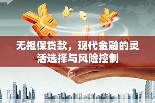 沈河无担保贷款，现代金融的灵活选择与风险控制