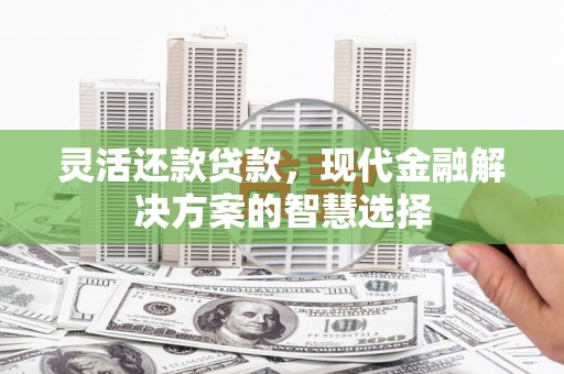 沈河灵活还款贷款，现代金融解决方案的智慧选择