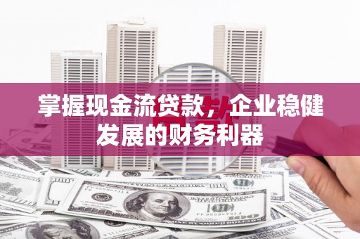 沈河掌握现金流贷款，企业稳健发展的财务利器