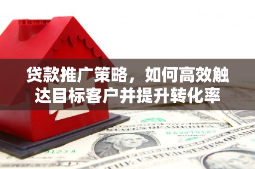 沈河贷款推广策略，如何高效触达目标客户并提升转化率
