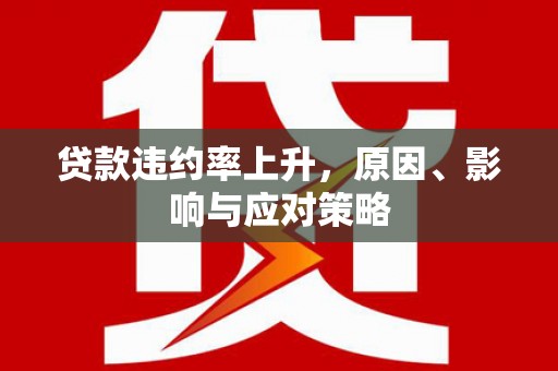 沈河贷款违约率上升，原因、影响与应对策略
