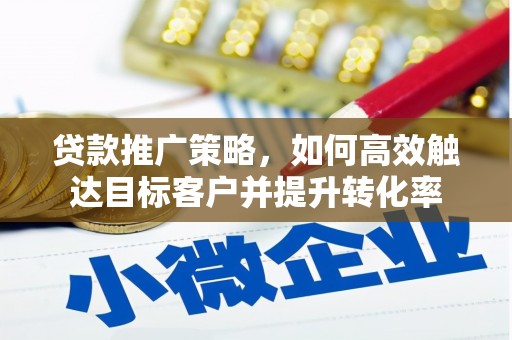 沈河贷款推广策略，如何高效触达目标客户并提升转化率