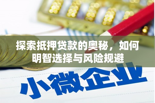 沈河探索抵押贷款的奥秘，如何明智选择与风险规避
