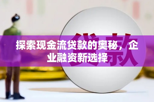 沈河探索现金流贷款的奥秘，企业融资新选择