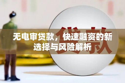 沈河无电审贷款，快速融资的新选择与风险解析