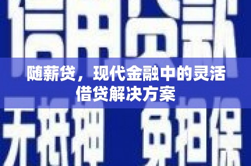 沈河随薪贷，现代金融中的灵活借贷解决方案