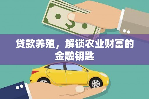 沈河贷款养殖，解锁农业财富的金融钥匙