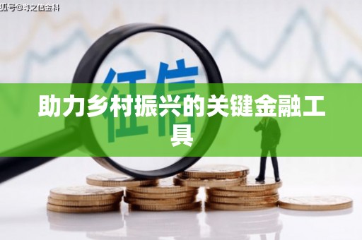 沈河助力乡村振兴的关键金融工具