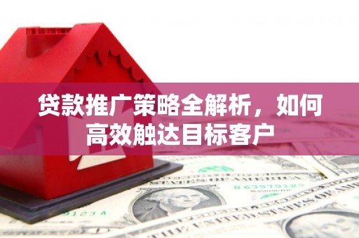 沈河贷款推广策略全解析，如何高效触达目标客户
