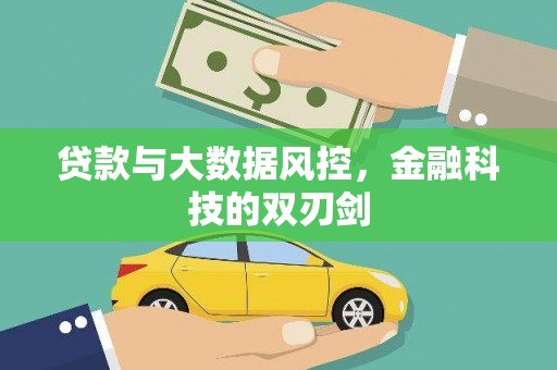 沈河贷款与大数据风控，金融科技的双刃剑