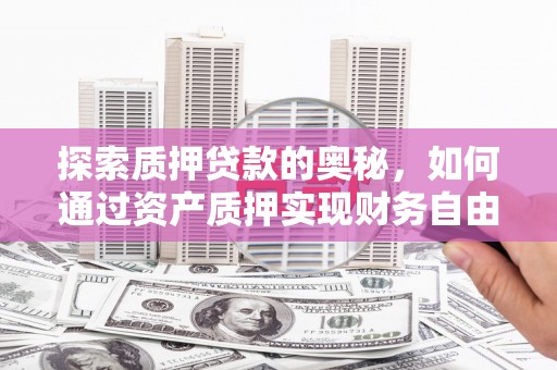 沈河探索质押贷款的奥秘，如何通过资产质押实现财务自由