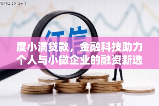 沈河度小满贷款，金融科技助力个人与小微企业的融资新选择