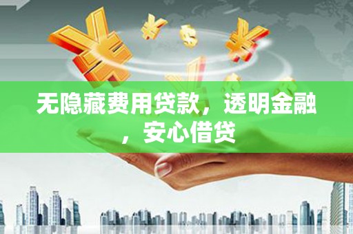 沈河无隐藏费用贷款，透明金融，安心借贷