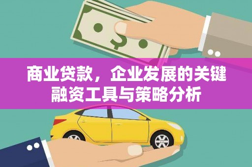 沈河商业贷款，企业发展的关键融资工具与策略分析