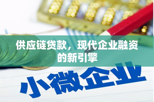 沈河供应链贷款，现代企业融资的新引擎