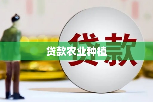沈河贷款农业种植