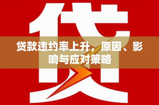 沈河贷款违约率上升，原因、影响与应对策略