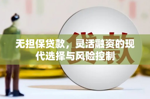 沈河无担保贷款，灵活融资的现代选择与风险控制