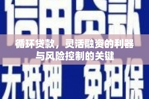 沈河循环贷款，灵活融资的利器与风险控制的关键