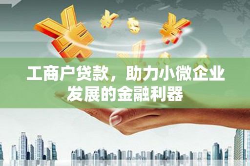 沈河工商户贷款，助力小微企业发展的金融利器