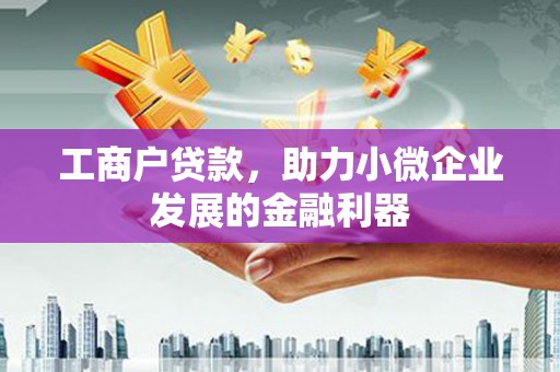 沈河工商户贷款，助力小微企业发展的金融利器