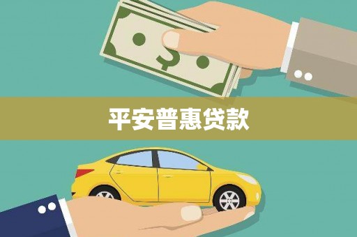 沈河平安普惠贷款