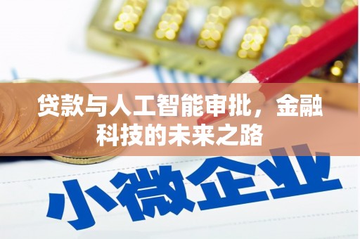 沈河贷款与人工智能审批，金融科技的未来之路