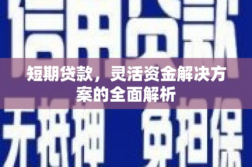 沈河短期贷款，灵活资金解决方案的全面解析