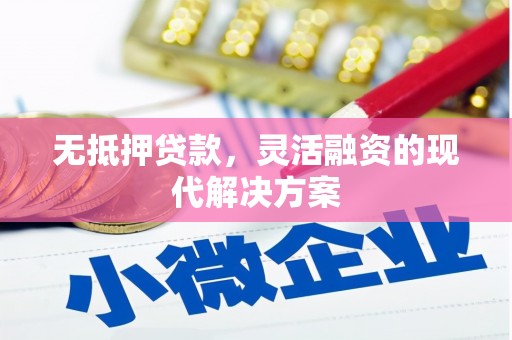 沈河无抵押贷款，灵活融资的现代解决方案