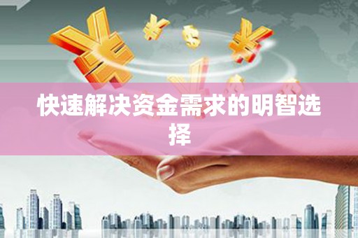 沈河快速解决资金需求的明智选择