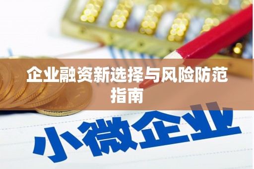 沈河企业融资新选择与风险防范指南