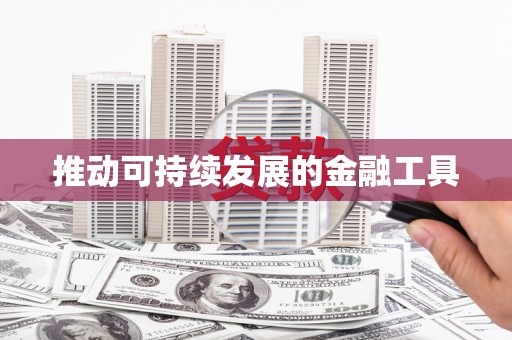 沈河推动可持续发展的金融工具