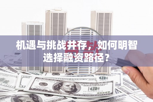 沈河机遇与挑战并存，如何明智选择融资路径？