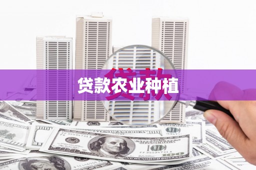 沈河贷款农业种植