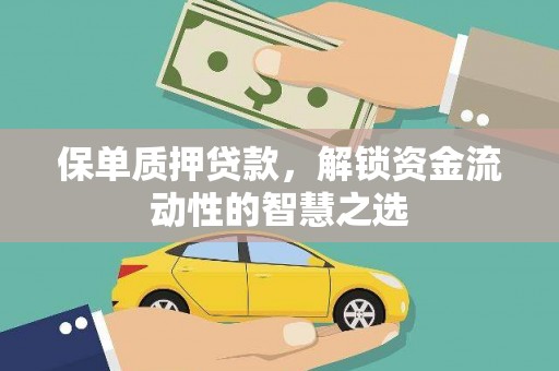 沈河保单质押贷款，解锁资金流动性的智慧之选